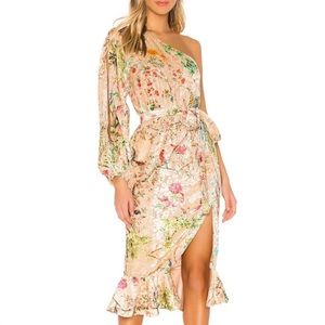 NWT HEMANT AND NANDITA Veena Dress in Nude XL